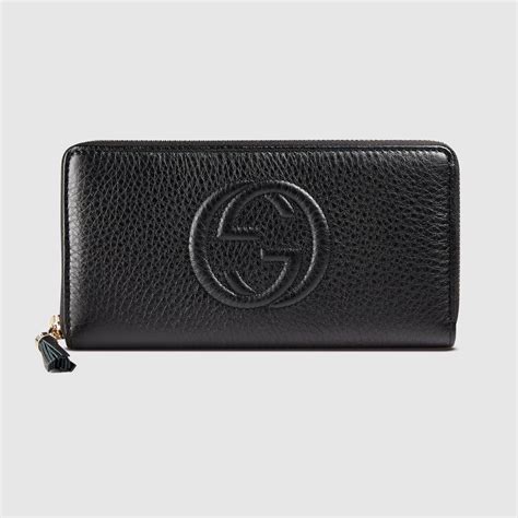 gucci soho leather travel wallet|genuine gucci women wallet.